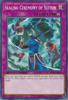 遊戯王 SBTK-EN044 水遁封印式 Sealing Ceremony of Suiton (英語版 1st Edition ノーマル) Speed Duel: Trials of the Kingdom