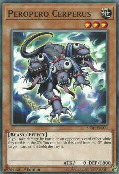 遊戯王 SDSH-EN022 ペロペロケルペロス Peropero Cerperus (英語版 1st Edition ノーマル) Shaddoll Showdown Structure Deck