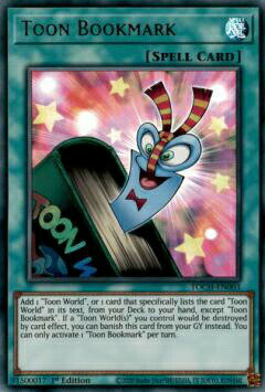 遊戯王 TOCH-EN003 Toon Bookmark (英語版 1st Edition ウルトラレア) Toon Chaos