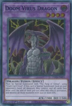 [青文字] 遊戯王 DLCS-EN055 デス・ウイルス・ドラゴン Doom Virus Dragon (英語版 1st Edition ウルトラレア) Dragons of Legend: The Complete Series
