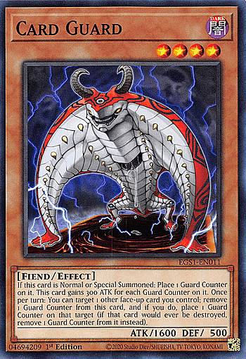 遊戯王 EGS1-EN011 カードガード Card Guard (英語版 1st Edition ノーマル) Egyptian God Deck:Slifer the Sky Dragon