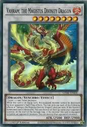 遊戯王 GEIM-EN006 絶火の竜神ヴァフラム Vahram, the Magistus Divinity Dragon (英語版 1st Edition スーパーレア) Genesis Impact
