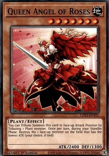 遊戯王 LDS2-EN101 凛天使クイーン・オブ・ローズ Queen Angel of Roses (英語版 1st Edition ノーマル) Legendary Duelists Season 2