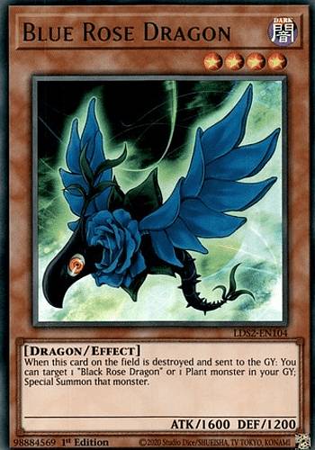 遊戯王 LDS2-EN104 ブルーローズ・ドラゴン Blue Rose Dragon (英語版 1st Edition ウルトラレア) Legendary Duelists Season 2
