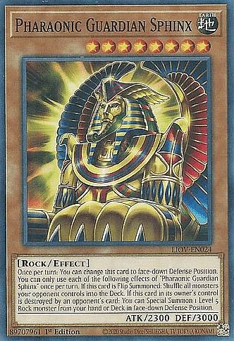 ͷ LIOV-EN024 Ȥμԥե󥯥 Pharaonic Guardian Sphinx (Ѹ 1st Edition Ρޥ) Lightning Overdrive