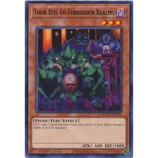 遊戯王 MAGO-EN078 魔界発冥界行きバス Tour Bus To Forbidden Realms (英語版 1st Edition レア) Maximum Gold