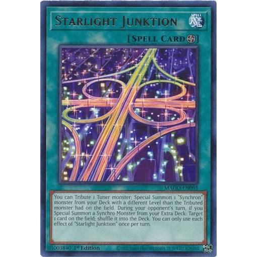 遊戯王 MAGO-EN095 スターライト・ジャンクション Starlight Junktion (英語版 1st Edition レア) Maximum Gold