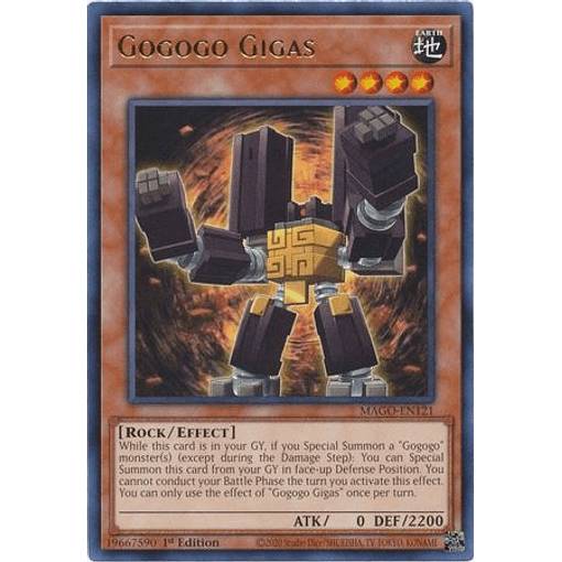 遊戯王 MAGO-EN121 ゴゴゴギガース Gogogo Gigas (英語版 1st Edition レア) Maximum Gold