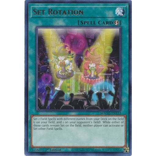 遊戯王 MAGO-EN153 盆回し Set Rotation (英語版 1st Edition レア) Maximum Gold