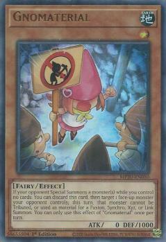 遊戯王 MP20-EN050 ノーマテリア Gnomaterial (英語版 1st Edition ウルトラレア) 2020 Tin of Lost Memories