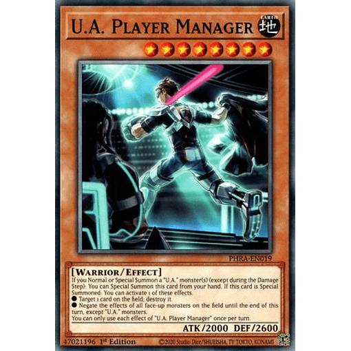 ͷ PHRA-EN019 UAץ쥤󥰥ޥ͡㡼 U.A. Player Manager (Ѹ 1st Edition Ρޥ) Phantom Rage