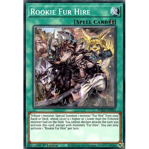 遊戯王 PHRA-EN065 新風の空牙団 Rookie F