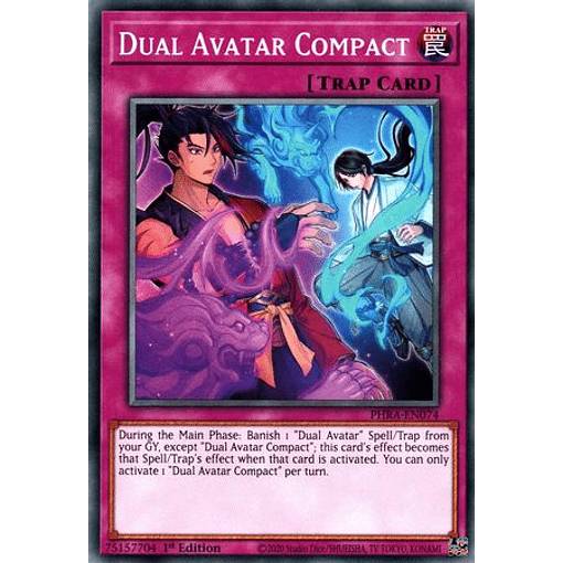 遊戯王 PHRA-EN074 双天の使命 Dual Avatar