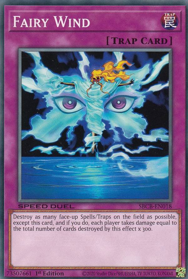 遊戯王 SBCB-EN018 妖精の風 Fairy Wind (英語版 1st Edition ノーマル) Speed Duel: Battle City Box