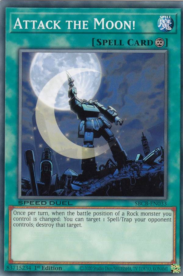 遊戯王 SBCB-EN033 ムーン・スクレイパー Attack the Moon! (英語版 1st Edition ノーマル) Speed Duel: Battle City Box