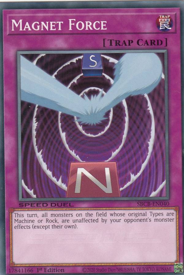 遊戯王 SBCB-EN040 マグネット・フォース Magnet Force (英語版 1st Edition ノーマル) Speed Duel: Battle City Box