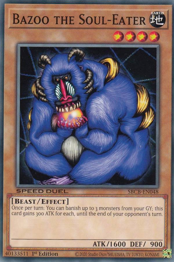 遊戯王 SBCB-EN048 魂を喰らう者 バズー Bazoo the Soul-Eater (英語版 1st Edition ノーマル) Speed Duel: Battle City Box