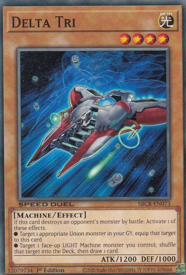 遊戯王 SBCB-EN073 デルタトライ Delta Tri (英語版 1st Edition ノーマル) Speed Duel: Battle City Box