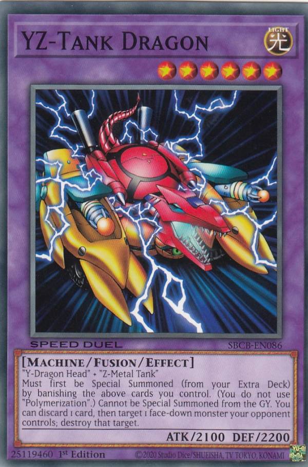 遊戯王 SBCB-EN086 YZ－キャタピラー・ドラゴン YZ-Tank Dragon (英語版 1st Edition ノーマル) Speed ..