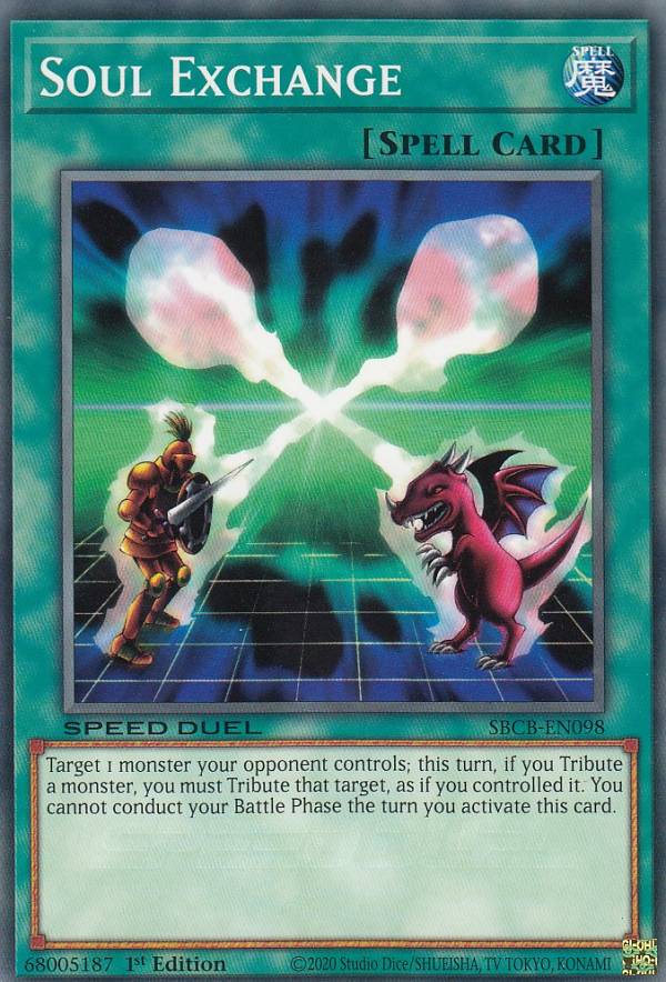 遊戯王 SBCB-EN098 クロス・ソウル Soul Exchange (英語版 1st Edition ノーマル) Speed Duel: Battle City Box