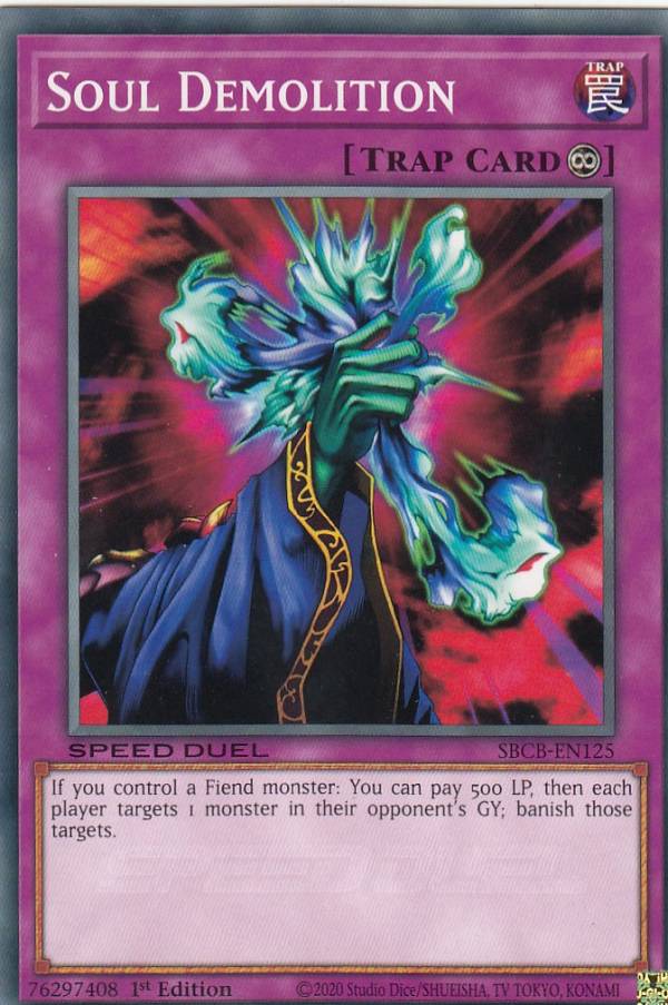 ͷ SBCB-EN125 ʴ Soul Demolition (Ѹ 1st Edition Ρޥ) Speed Duel: Battle City Box