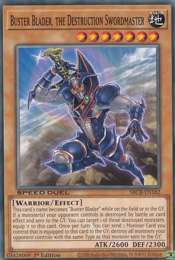 遊戯王 SBCB-EN182 破壊剣の使い手-バスター・ブレイダー Buster Blader, the Destruction Swordmaster (英語版 1st Edition ノーマル) Speed Duel: Battle City Box