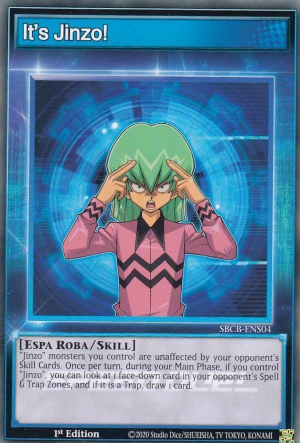 遊戯王 SBCB-ENS04 It's Jinzo! (英語版 1st Edition ノーマル) Speed Duel: Battle City Box