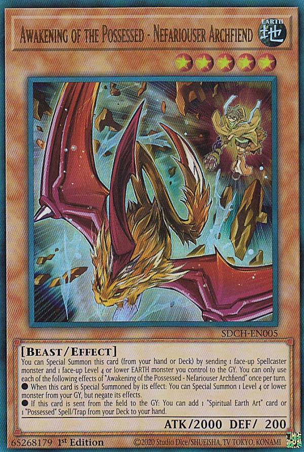 REALiZE ȥ쥫ۥӡŷԾŹ㤨ͷ SDCH-EN005 ͳ?ǡ󡦥꡼ѡ Awakening of the Possessed - Nefariouser Archfiend (Ѹ 1st Edition ȥ쥢 Spirit Charmers Structure DeckפβǤʤ50ߤˤʤޤ