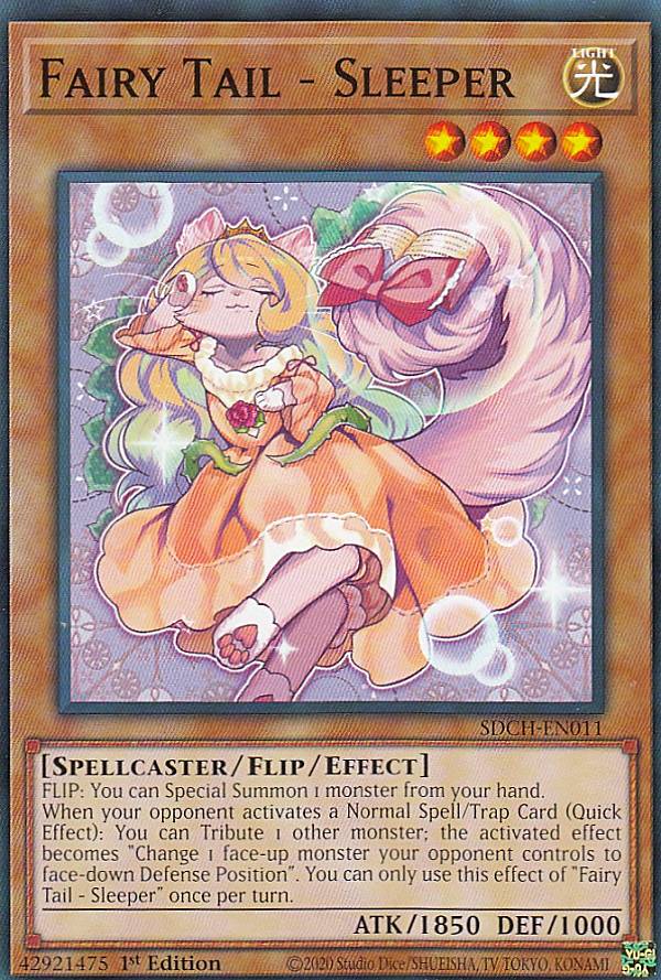 遊戯王 SDCH-EN011 妖精伝姫-ターリア Fairy Tail - Sleeper (英語版 1st Edition ノーマル) Spirit Charmers Structure Deck