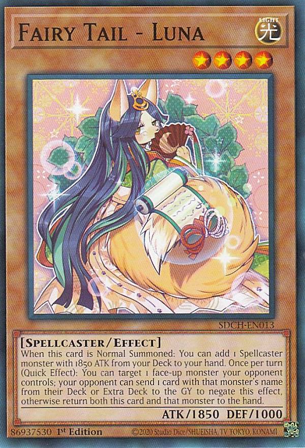 遊戯王 SDCH-EN013 妖精伝姫-カグヤ Fairy Tail - Luna (英語版 1st Edition ノーマル) Spirit Charmers Structure Deck