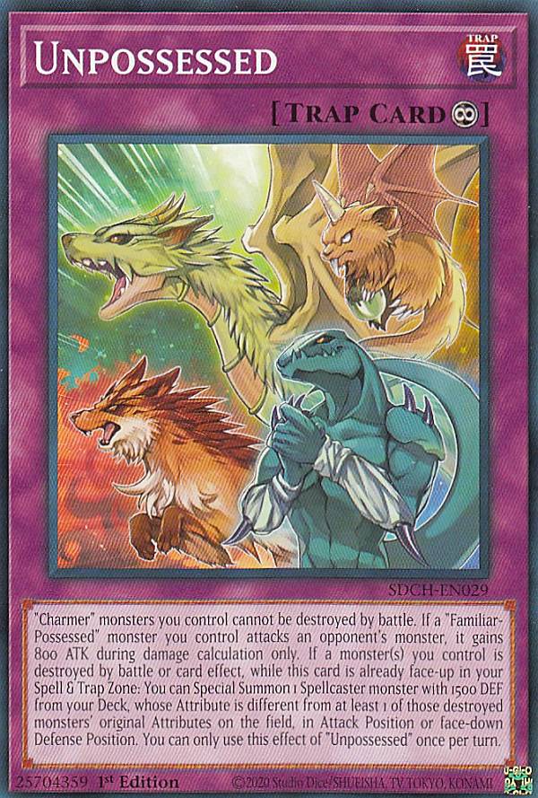 遊戯王 SDCH-EN029 憑依解放 Unpossessed (英語版 1st Edition ノーマル) Spirit Charmers Structure Deck