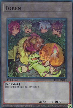 遊戯王 SDCH-ENT05 トークン Token (英語版 1st Edition スーパーレア) Spirit Charmers Structure Deck