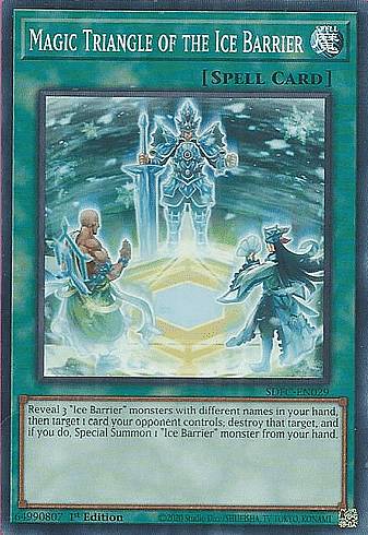 遊戯王 SDFC-EN029 氷結界の三方陣 Magic Triangle of the Ice Barrier (英語版 1st Edition ノーマル) Structure Deck Freezing Chains