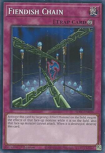 遊戯王 SDFC-EN036 デモンズ・チェーン Fiendish Chain (英語版 1st Edition ノーマル) Structure Deck Freezing Chains