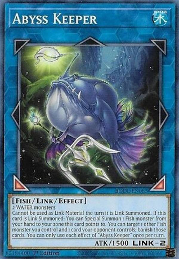 遊戯王 BODE-EN083 Abyss Keeper (英語版 1st Edition ノーマル) Burst of Destiny