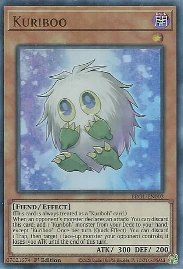 遊戯王 BROL-EN003 クリブー Kuriboo (英語版 1st Edition ウルトラレア) Brothers of Legend