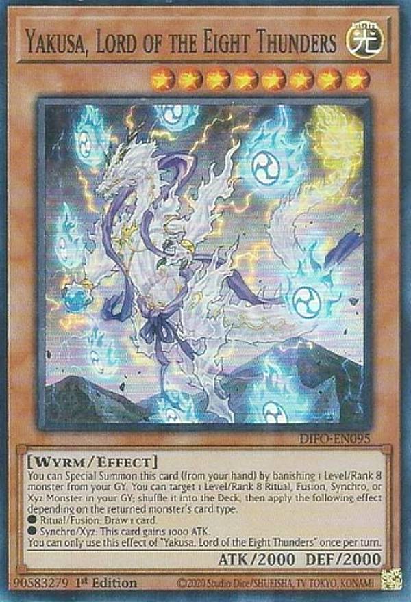 遊戯王 DIFO-EN095 八雷天神 Yakusa, Lo