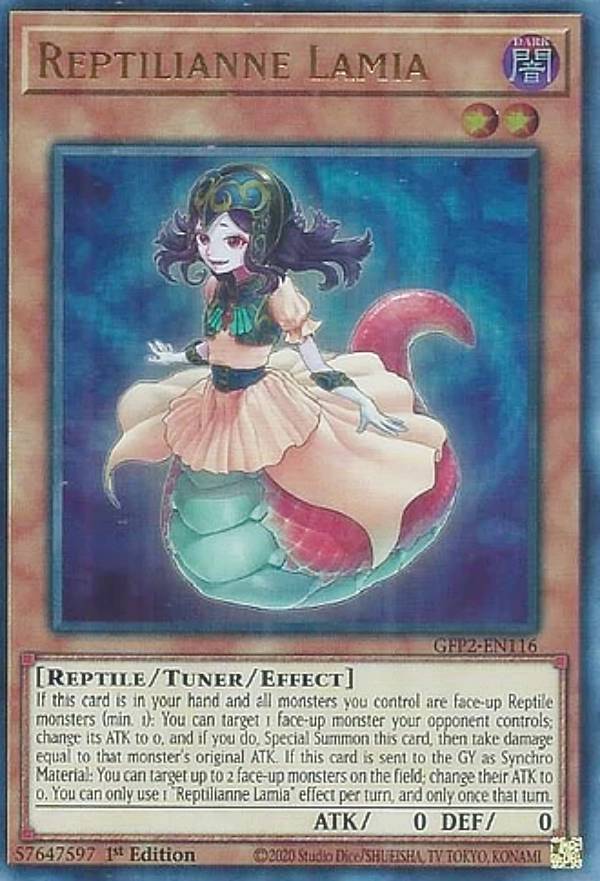 遊戯王 GFP2-EN116 レプティレス・ヒュドラ Reptilianne Lamia (英語版 1st Edition ウルトラレア) Ghosts From the Past：The 2nd Haunting