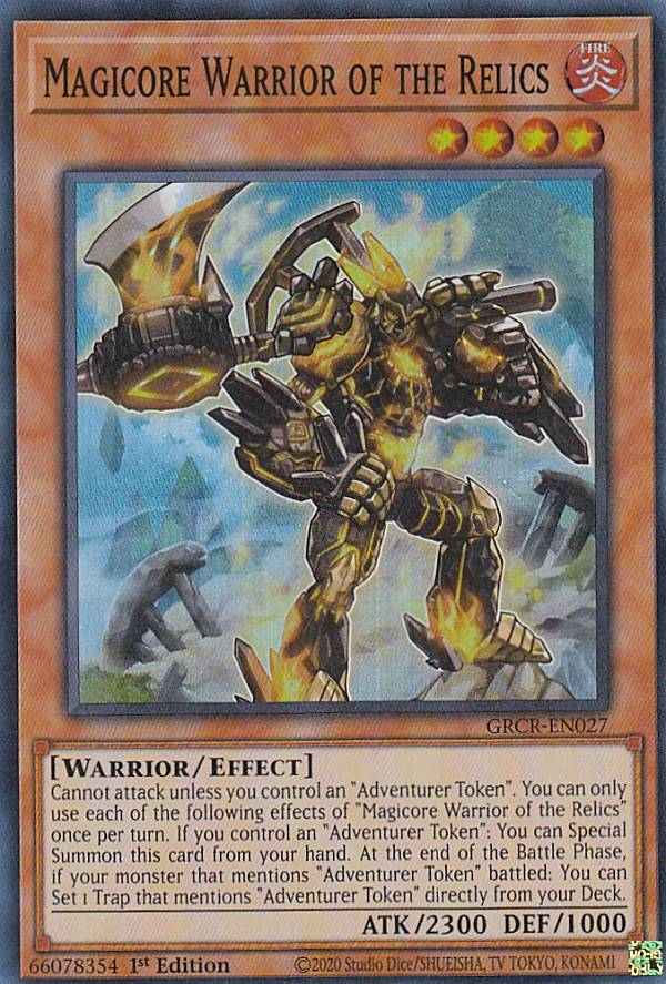 REALiZE ȥ쥫ۥӡŷԾŹ㤨ͷ GRCR-EN027 פ Magicore Warrior of the Relics (Ѹ 1st Edition ѡ쥢 The Grand CreatorsפβǤʤ300ߤˤʤޤ