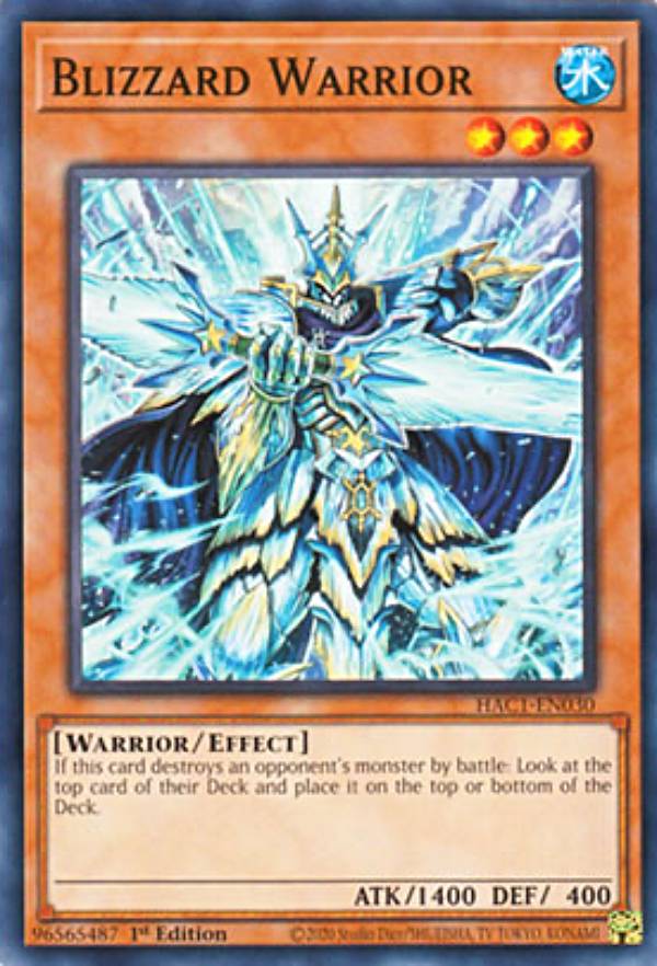 REALiZE ȥ쥫ۥӡŷԾŹ㤨ͷ HAC1-EN030 ֥ꥶɡꥢ Blizzard Warrior (Ѹ 1st Edition Ρޥ Hidden ArsenalChapter 1ڳ ⤴ޤۡפβǤʤ30ߤˤʤޤ