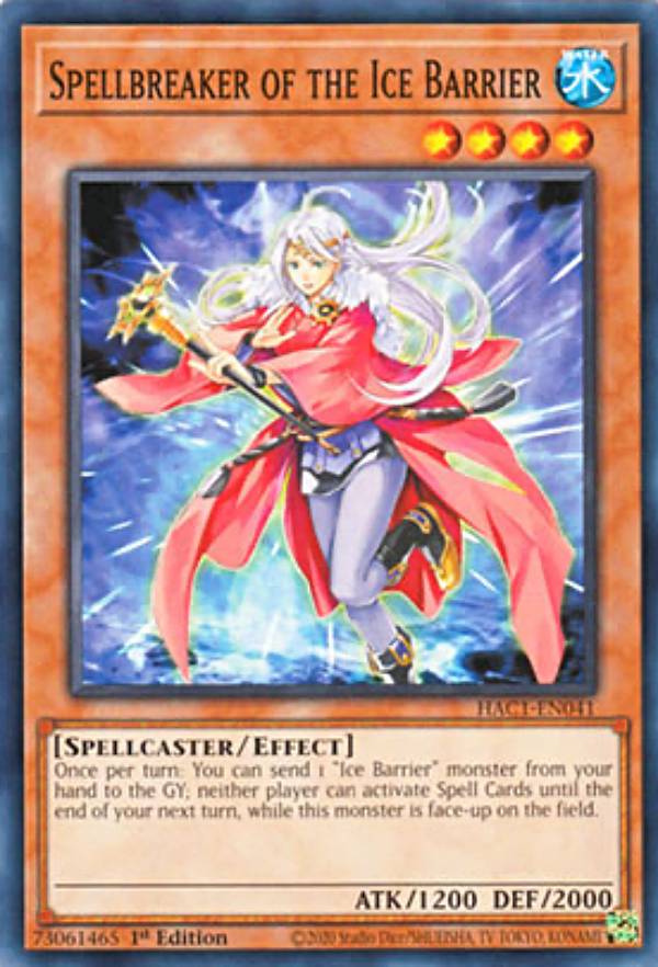 遊戯王 HAC1-EN041 氷結界の封魔団 Spell