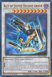 遊戯王 HAC1-EN092 A・O・J ディサイシブ・アームズ Ally of Justice Decisive Armor (英語版 1st Edition ウルトラレア) Hidden Arsenal：Chapter 1【海外品 小傷がある場合もございます】