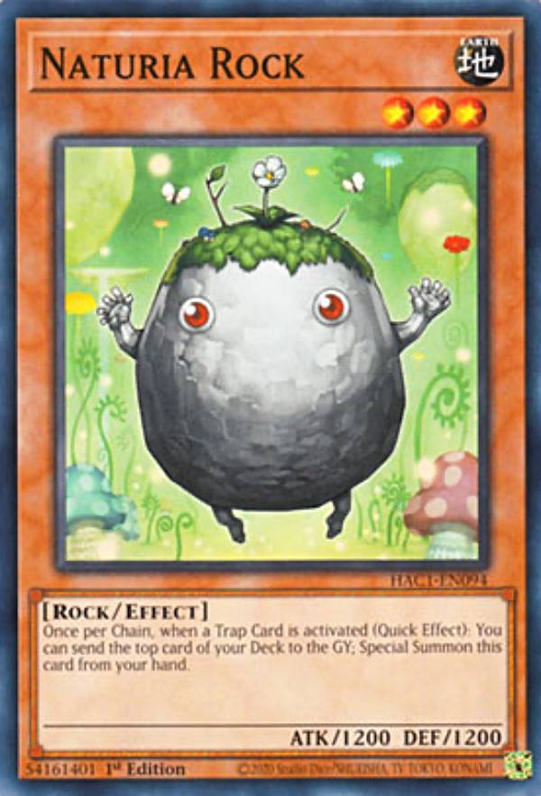遊戯王 HAC1-EN094 ナチュル・ロック Naturia Rock (英語版 1st Edition ノーマル) Hidden Arsenal：Chapter 1【海外品 小傷がある場合もございます】