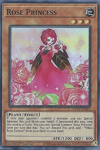 遊戯王 KICO-EN017 ローズ・プリンセス Rose Princess (英語版 1st Edition スーパーレア) King's Court