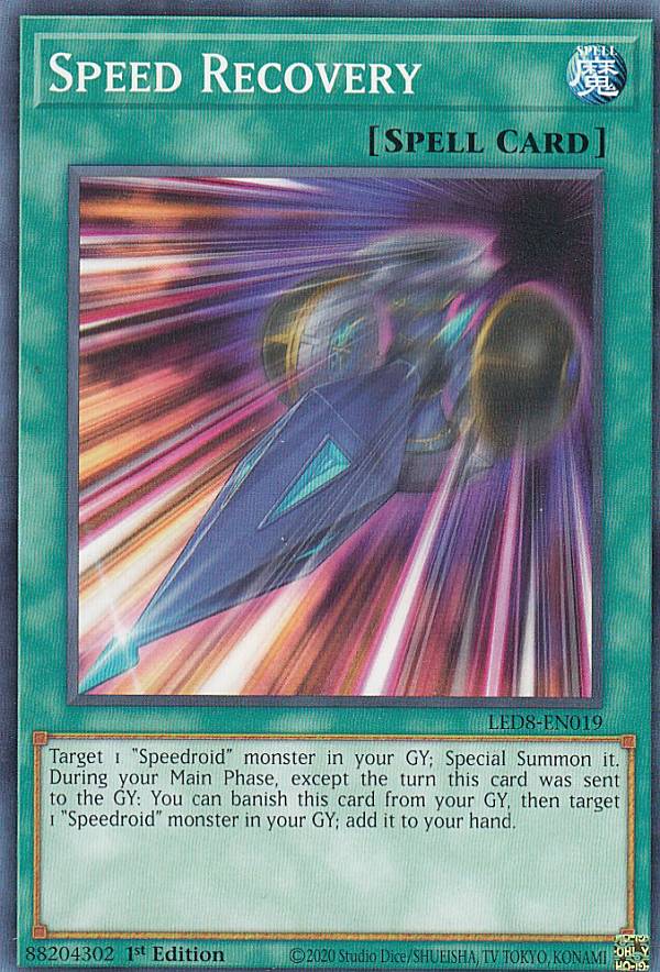 遊戯王 LED8-EN019 スピードリバース Speed Recovery (英語版 1st Edition ノーマル) Legendary Duelists Synchro Storm