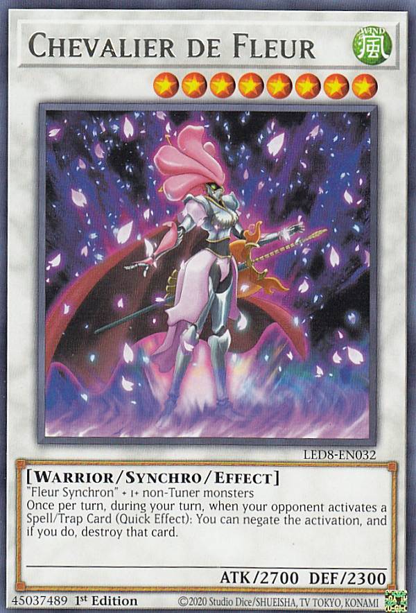 遊戯王 LED8-EN032 フルール・ド・シュヴァリエ Chevalier de Fleur (英語版 1st Edition レア) Legendary Duelists Synchro Storm
