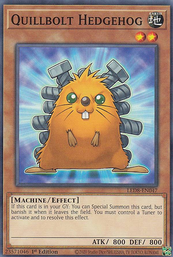 遊戯王 LED8-EN047 ボルト・ヘッジホッグ Quillbolt Hedgehog (英語版 1st Edition ノーマル) Legendary Duelists Synchro Storm
