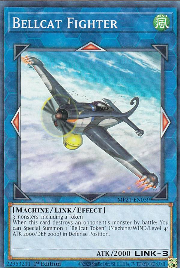 遊戯王 MP21-EN039 ベルキャットファイター Bellcat Fighter (英語版 1st Edition ノーマル) 2021 Tin of Ancient Battles Mega Pack