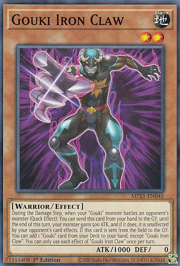 REALiZE ȥ쥫ۥӡŷԾŹ㤨ͷ MP21-EN045 䵴󡦥 Gouki Iron Claw (Ѹ 1st Edition Ρޥ 2021 Tin of Ancient Battles Mega PackפβǤʤ30ߤˤʤޤ