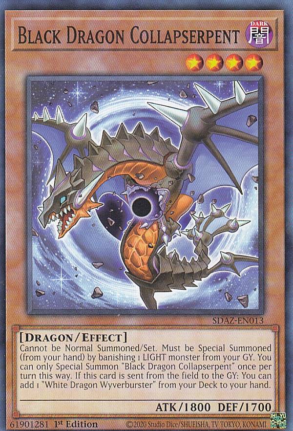 遊戯王 SDAZ-EN013 暗黒竜 コラプサーペント Black Dragon Collapserpent (英語版 1st Edition ノーマル) Structure Deck:Albaz Strike